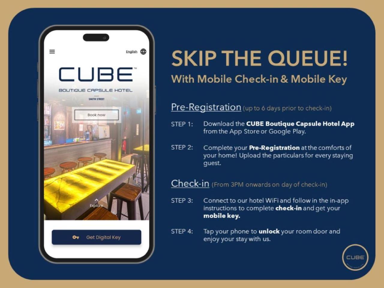 Cube Boutique Capsule Hotel At Kampong Glam Singapore Esterno foto